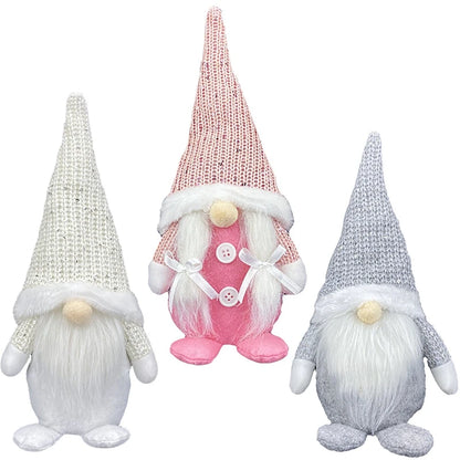 Décorations de Noël Gnome sans visage pour la maison, beurre joyeux Noël, ornement d'arbre de Noël, nouvel an 2024, 2025