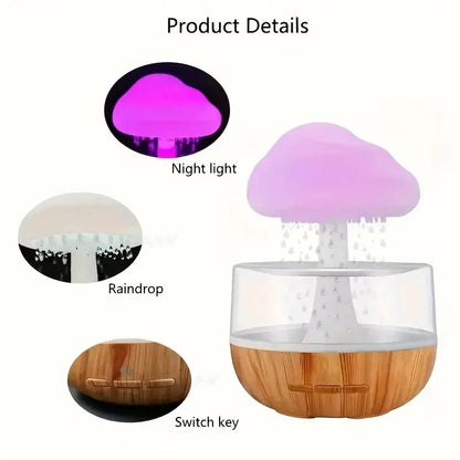 DreamDrizzle: The Colour-Changing Rain Cloud Humidifier for Peaceful Nights & Playful Days