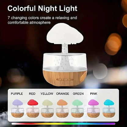 DreamDrizzle: The Colour-Changing Rain Cloud Humidifier for Peaceful Nights & Playful Days