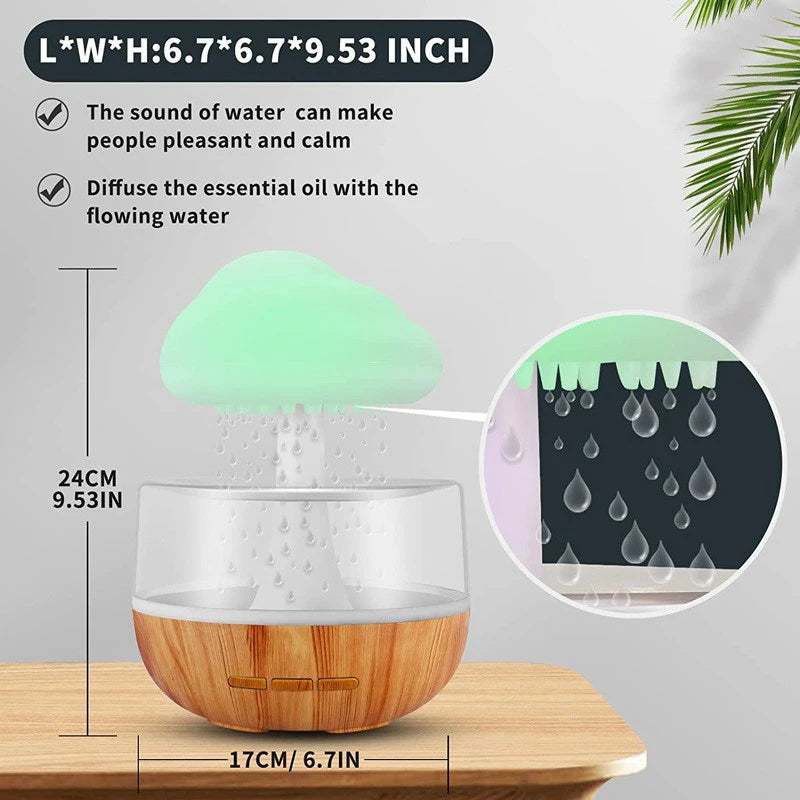 DreamDrizzle: The Colour-Changing Rain Cloud Humidifier for Peaceful Nights & Playful Days